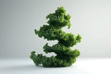Fresh Kale Leaf Stack for Cooking