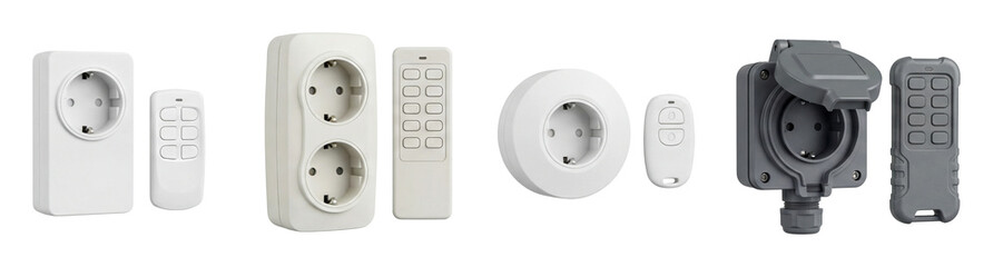 Remote control outlet set.
