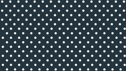Blue polka dot seamless pattern. White dotted repeating background design. © Orvix