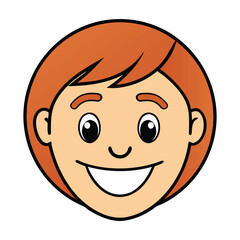 A cheerful smiling face icon radiates positivity and warmth, symbolizing happiness, friendliness, and good vibes&mdash;perfect for uplifting messages, apps, branding, and joyful designs.
