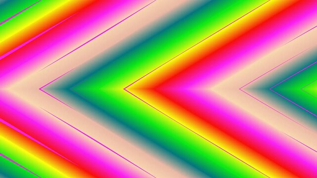 Vibrant Rainbow Stripes Moving in Pattern.