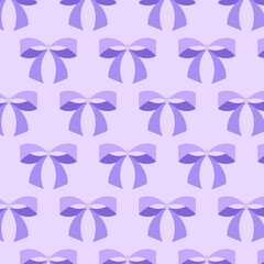 Purple bow pattern swatch available in swatches panel cute seamless lavender background with simple ribbon design