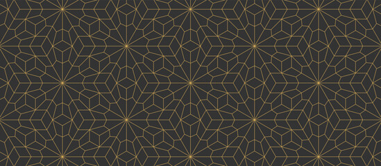 幾何学 抽象 星型 レトロ ラマダン パターン 背景