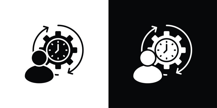 Discipline Icon Sheet Multiple Style Collection Isolated Vector