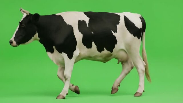 caw walking on a green screen for vfx project video