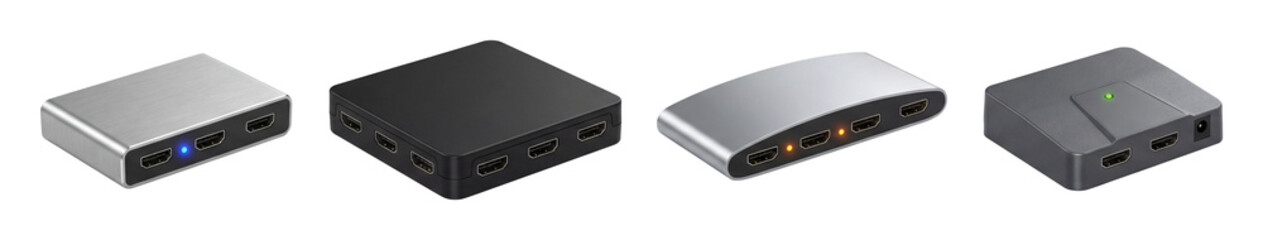 HDMI switch set.