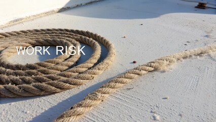 Safety Concerns in Maritime Work Environments with Rope Hazards