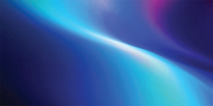 A luminous abstract wave of blue, pink, and yellow light sweeps across a dark background, creating a sense of movement and wonder.