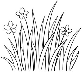 풀과꽃 라인아트