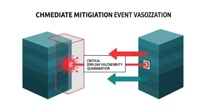 Diagram illustrating immediate mitigation of a viral outbreak through quarantine and containment measures