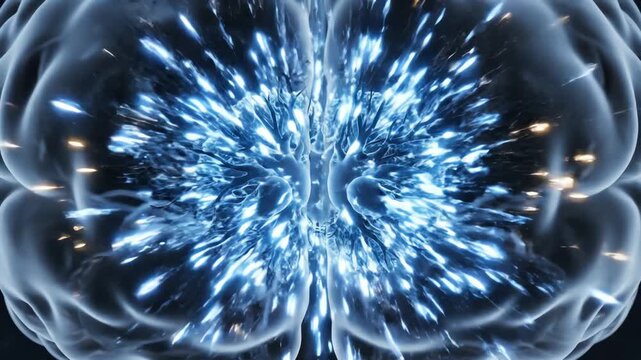 Blue-light exposure disrupting circadian rhythm. Bright short-wavelength light travels from screen emission toward the brain&rsquo;s biological clock center, suppressing melatonin pulses that normally rise 