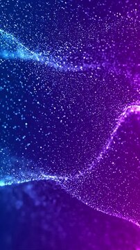 Urban Glow Twinkle A modern, sophisticated backdrop with subtle, fast-moving pinprick sparkles and soft light trails in a charcoal grey and electric cyan duotone. This evokes a sleek, high-tech or