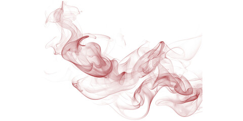 A vibrant red smoke swirling against a dark background