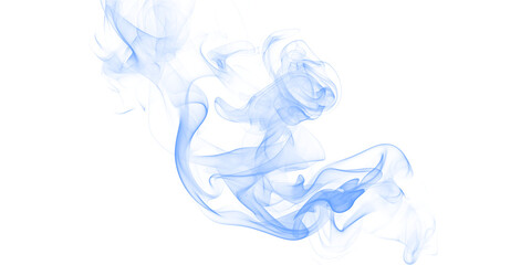 A mesmerizing swirl of blue smoke against a dark background