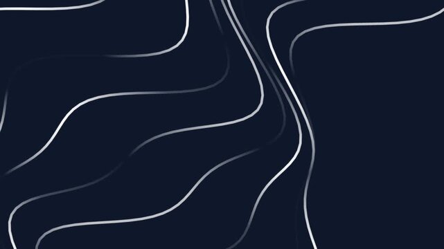 motion none Horizontal dark blue background with white wavy lines animation