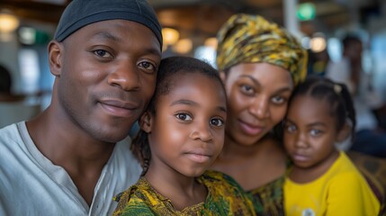 A family enjoys the communal space in a shelter for migrants, where cultural exchange and social activities thrive, fostering connections that help build strong relationships in the heart of the