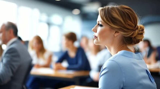 Faceless educational learning environment display academic setting representation student life visualization classroom atmosphere presence knowledge acquisition space