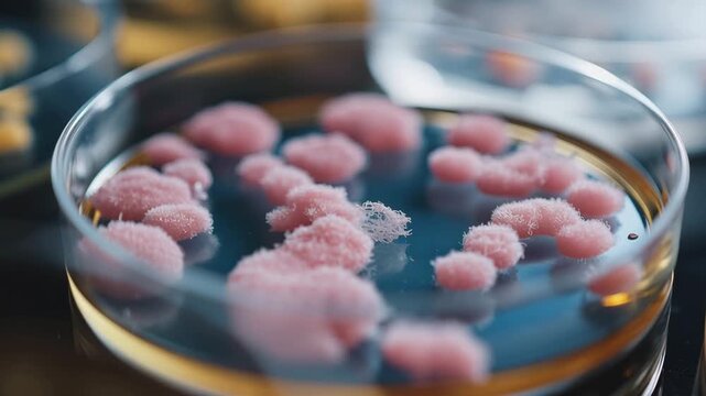A lab experiment demonstrates the effects of different nutrients on the growth of microbial life forms, presenting research findings that can inform agricultural practices and sustainable