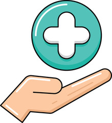 Fototapeta premium design Treatment illustration icon