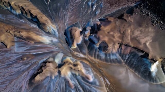 A striking aerial perspective of crater formation captures the vastness of geomorphological features, demonstrating how these natural wonders inform scientific research and environmental studies.