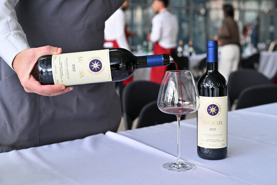 02.02.2026 Bolgheri Sassicaia Supertuscan red Wine from Bolgheri Tuscany Italy taste