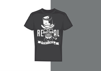 Modern blank black t shirt design template for casual fashion apparel concept.