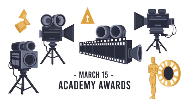 Celebrating movie magic with cameras and Academy Awards