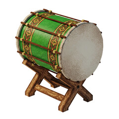 Traditional Middle Eastern Drum for Cultural Celebrations and Festivities