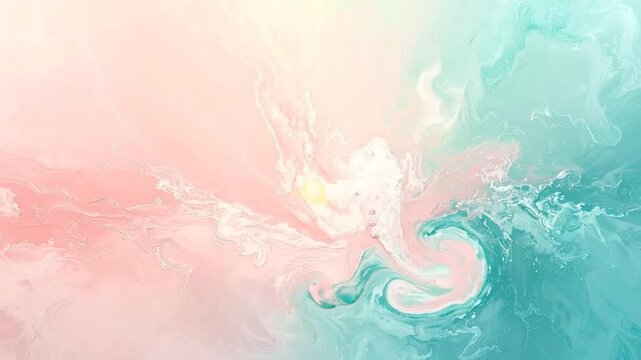 Abstract fluid art background with pastel colors, perfect for creative projects and designs.
