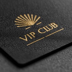 Elegant VIP Club Membership Card Design