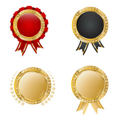 Gold Award Badges 