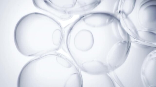 3D cosmetic serum particle dispersing into structured skin layers. Ideal for beauty ads, collagen treatments, or skincare branding. Elegant, minimal, and modern concept.