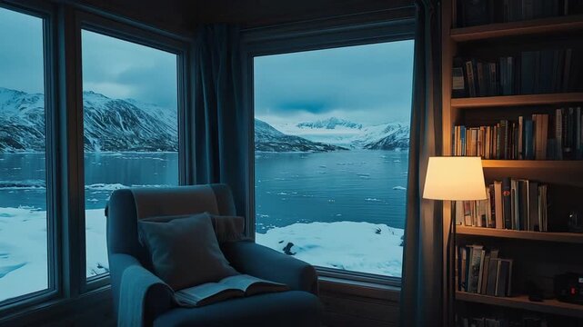 tasiilaq reading corner interior.