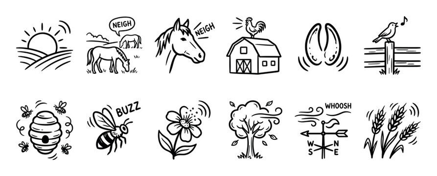 Onomatopoeias Images – Browse 27,977 Stock Photos, Vectors, and