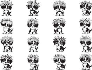 Spring Blossom Puppy