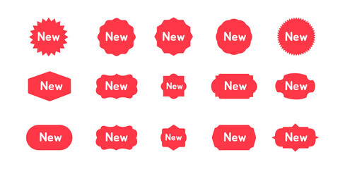 NEW ステッカー　セット　素材　ギザギザ　値引き　値下げ　特別価格　キャンペーン　フェア　あしらい　飾り　シール　スタンプ　トゲトゲ　ポップ　おしゃれ　シンプル　Set of new arrival tag icon.sale sticker,price sticker