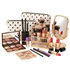 Girl Power Text with Rainbow Colors on White Background