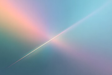 Fototapeta premium Minimal pastel gradient wallpaper with soft light crossing effect