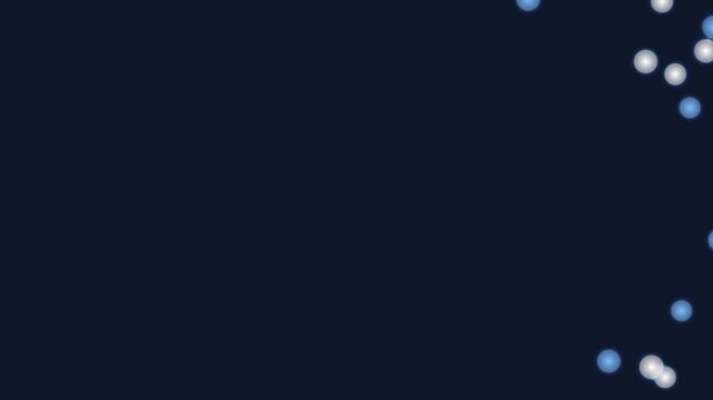 motion none Horizontal Abstract Night Sky with Glowing Stars and Bokeh Effect for Visual Content Projects