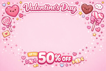 Valentine's Day sale banner
