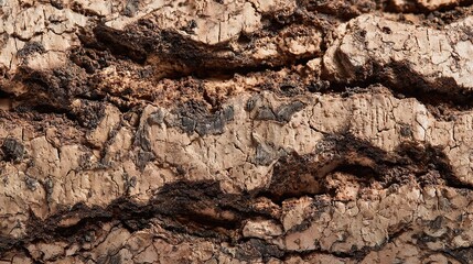 Fototapeta premium stopper. A close-up of natural cork texture, showcasing organic patterns and grooves. gardening catalogs, home-decor guides, designed for home decor and floral branding.