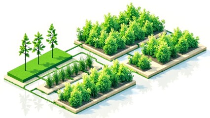 Agricultural Planting Diagram