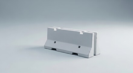 The barrier block symbolizes an urban planner profession and flood resilience infrastructure. Ideal for climate adaptation, disaster preparedness, sustainable urban protection, city safety planning