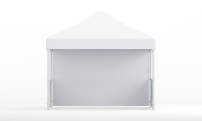 Event tent isolated Mockup. 3D rendering © MclittleStock