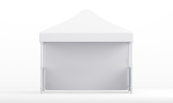 Event tent isolated Mockup. 3D rendering