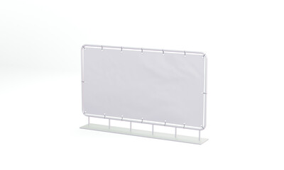 Barrier banner mockup