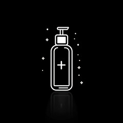 A bottle of liquid icon.