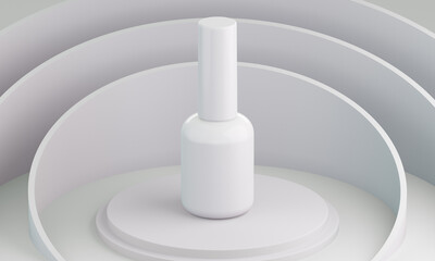 Cosmetic bottle mockup
