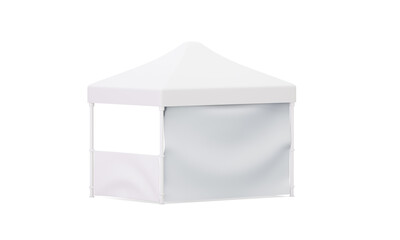 Event tent isolated Mockup. 3D rendering