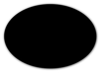 3d render of a black and white button
